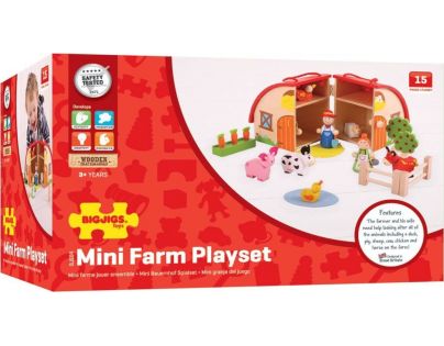 Bigjigs Toys Farma v kufríku