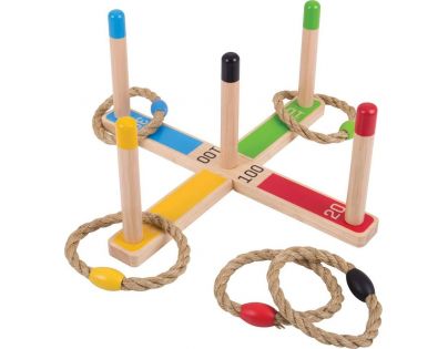 Bigjigs Toys Hádzanie kruhov