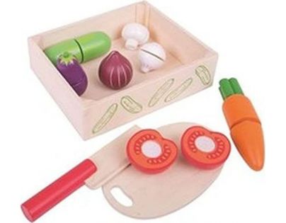 Bigjigs Toys Krájanie zeleniny v krabičke