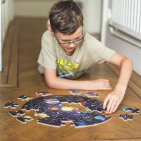 Bigjigs Toys Okrúhle podlahové puzzle Slnečná sústava 50 dielikov 4