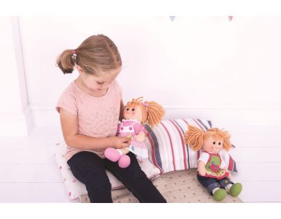 Bigjigs Toys Látková bábika Poppy 28 cm