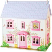 Bigjigs Toys Ružový domček pre bábiky 3