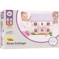 Bigjigs Toys Ružový domček pre bábiky 5