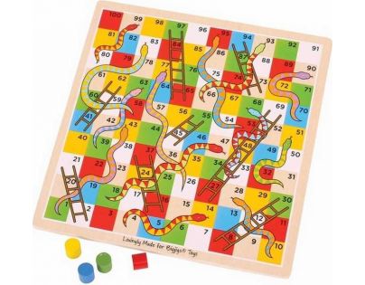 Bigjigs Toys Žebříky a hadi 2