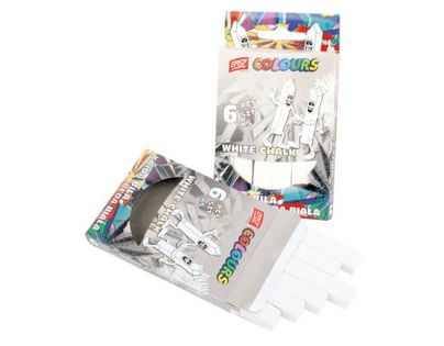 Easyoffice Biele kriedy 6ks