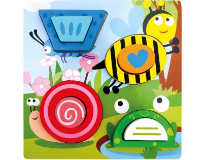 Bino 3D Puzzle Rybníček 9 dielikov