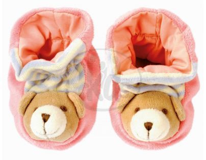 Bino 86468 - Botičky s medvídkem, růžové