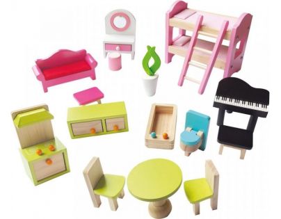 Bino Domček pre bábiky 15 ks