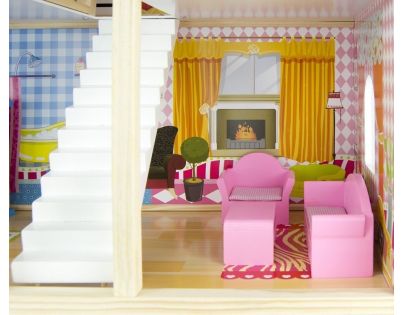 Bino Domeček s nábytkem 17ks - Poškozený obal