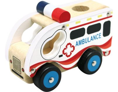 Bino Drevené auto ambulancie
