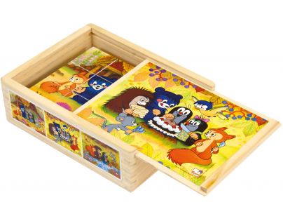 Bino kocky Pani Krtková v krabičke 12 kusov