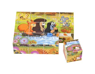 Bino kocky Pani Krtková v krabičke 12 kusov