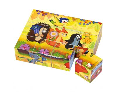 Bino kocky Pani Krtková v krabičke 12 kusov
