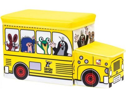 Bino Krtko krabica na hračky bus