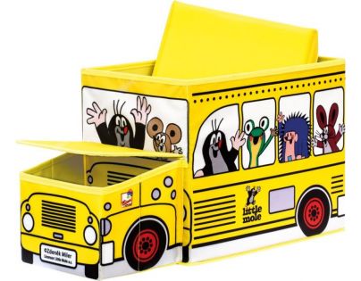 Bino Krtko krabica na hračky bus