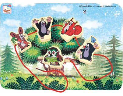 Bino Krtko navliekacie zvieratká - Poškodený obal