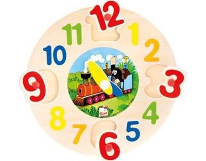 Bino hodiny puzzle Krtko