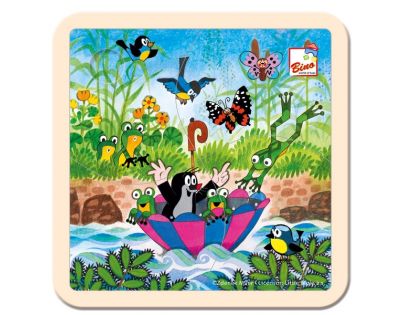 Bino Skladačka Krtko s dáždnikom