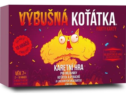 ADC Black Fire Výbušná mačiatka Párty karty