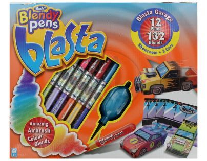 Blendy pens Blasta Garage showroom