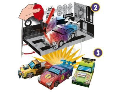 Blendy pens Blasta Garage showroom