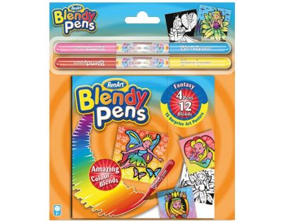 Blendy pens Colouring Book Fantasy