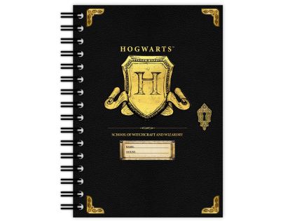 Bluesky Harry Potter Blok A5 krúžkový Bradavice