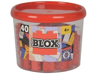 Blox 40 Kocky červené