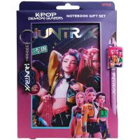 Bluesky K-pop Demon Hunters Darčekový set (blok, pero, kľúčenka - Huntrix) 3