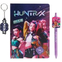 Bluesky K-pop Demon Hunters Darčekový set (blok, pero, kľúčenka - Huntrix) 2