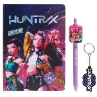 Bluesky K-pop Demon Hunters Darčekový set (blok, pero, kľúčenka - Huntrix)