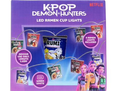 Bluesky K-pop Demon Hunters Svetelná reťaz Ramen