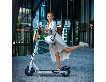 BlueTouch Elektrický skúter BT250 COMFY bielo-modrý