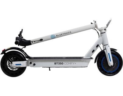 BlueTouch Elektrický skúter BT350 COMFY+ bielo-modrý