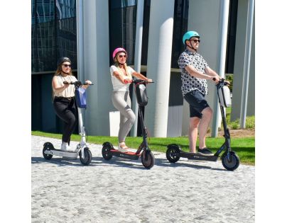 BlueTouch Elektrický skúter BT350 COMFY+ bielo-modrý