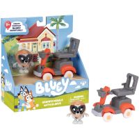 Bluey Babička Muffin a jej vozidlo Grannie mobile