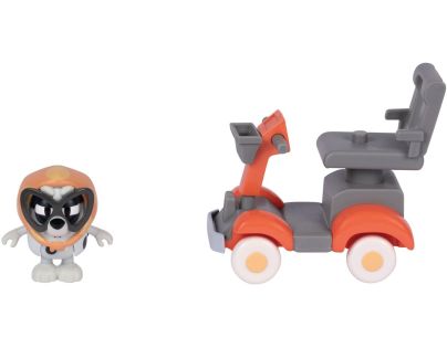 Bluey Babička Muffin a jej vozidlo Grannie mobile