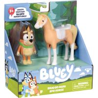 Bluey Chilli a kôň Dragon, sada 2 figúrok 2