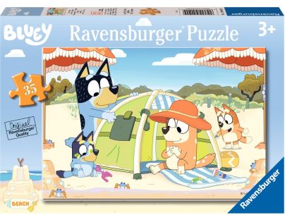 Ravensburger Bluey na pláži 35 dielikov