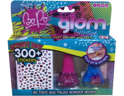 Bo-Po módní sada glam fialovo-zelený