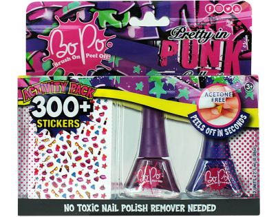 Bo-Po módne sada Punk červená, fialová