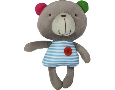 Bobbie & Friends plyš 20 cm se zvuky - 3 druhy - Medvídek