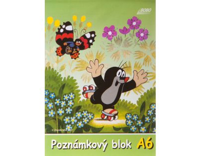 BOBO Blok Krtek A6 čtvereček