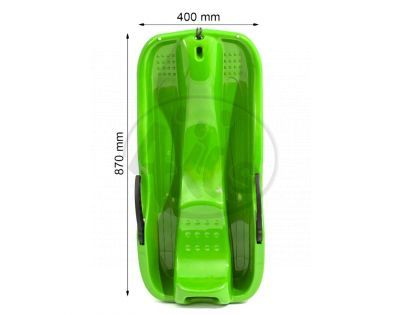 Boby s brzdami 87cm - Zelená