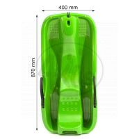 Boby s brzdami 87cm - Zelená 2