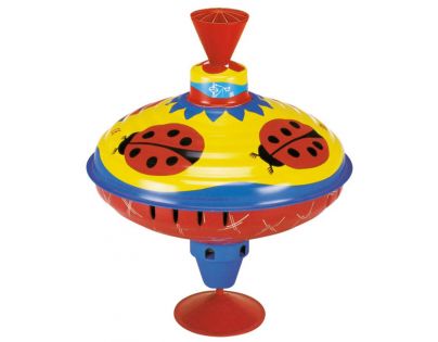 Bolz Káča hrajúci kovový s lienkami 16cm