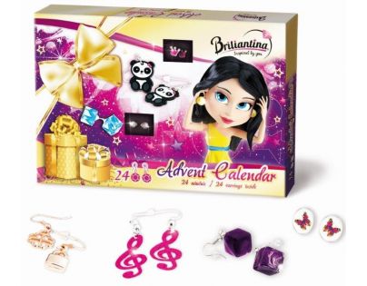 Adventní kalendář Briliantina Naušnice