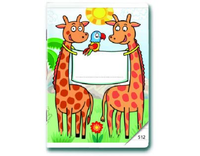 Bonaparte Sešit A5/512 Malovaná Zoo 10 listů linkovaný