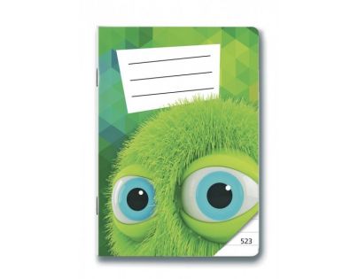 Bonaparte Sešit A5/523 Monster, 20 listů linkovaný