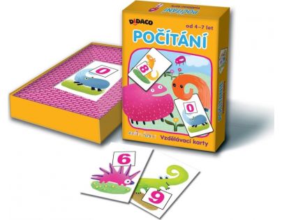 BONAPARTE 07871 - Vzdělávací karty DIDACO Počítání - Animáček